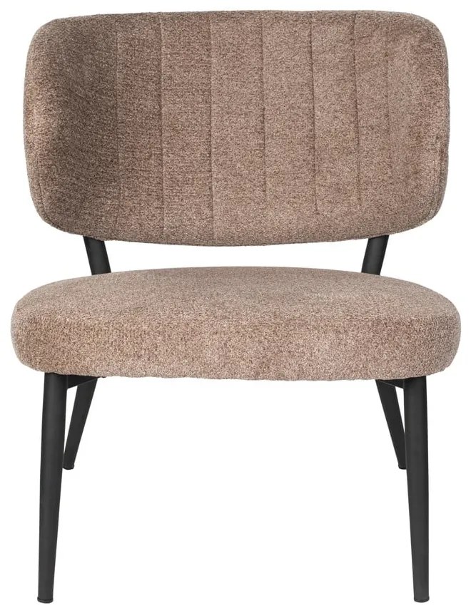 Poltrona marrone chiaro Sanne - White Label