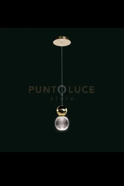 Lampada a sospensione brillante, oro brillante  led 5w, lumen 425, ...