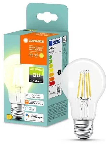 Lampadina LED Dimmerabile SMART+ A60 E27/6W/230V 2700K - Ledvance