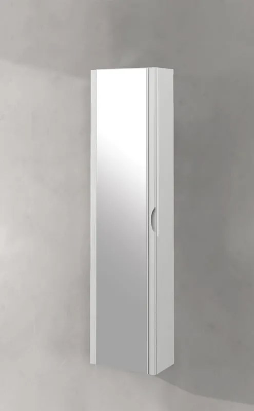 Colonna per mobile bagno BADEN HAUS 1 anta P 20 x L 35 x H 140 cm grigio chiaro placcato