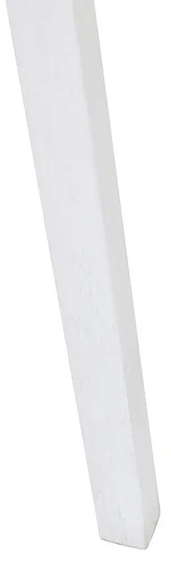 Lampada da terra rustica treppiede bianca - Tripod Classic