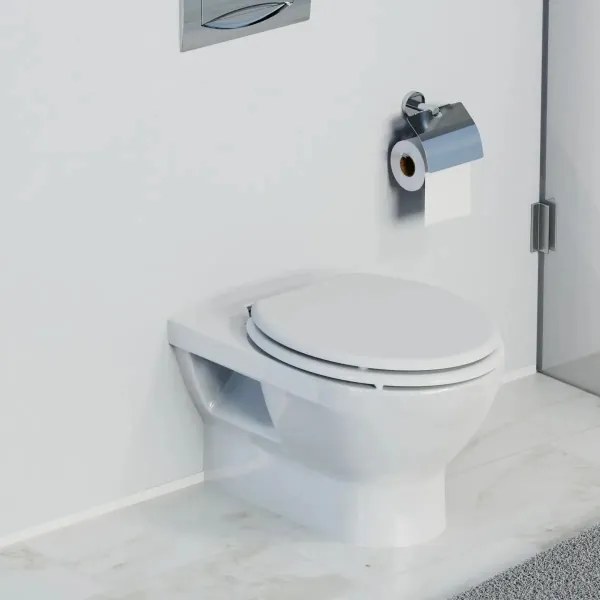 Schütte 84100-A - Copriwater bianco SoftClose in MDF (legno)