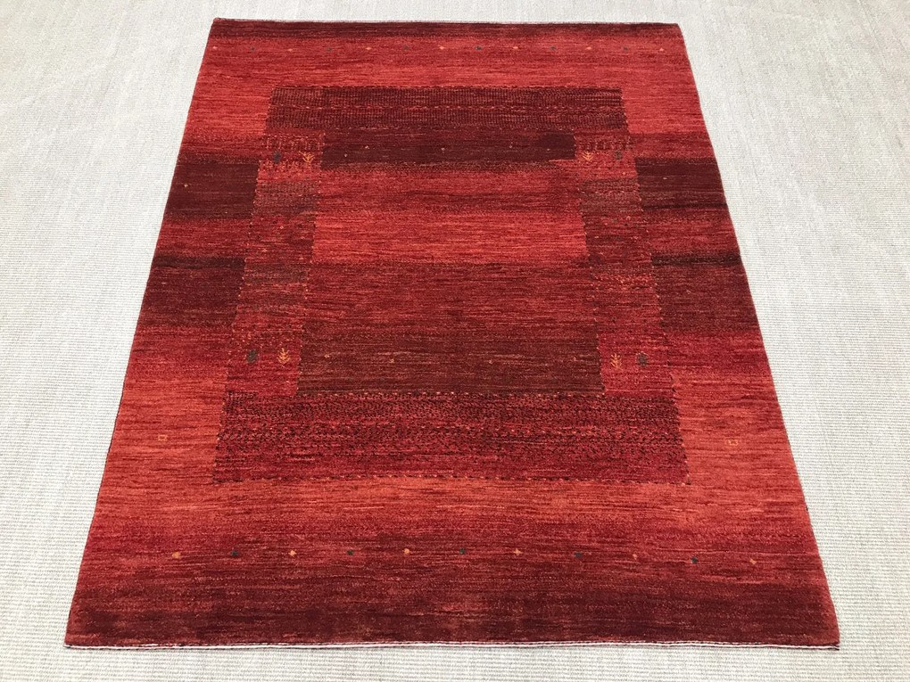 Loribaft Tappeto persiano 150x190 Rosso (Iran) Annodato A Mano