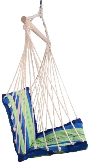 Amaca per sedersi blu/verde