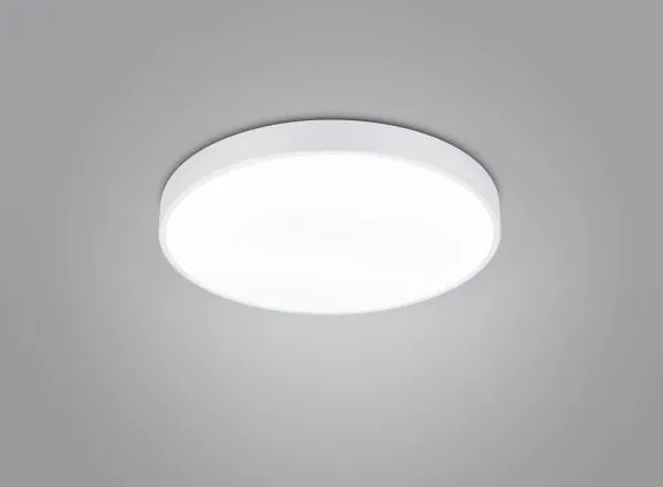 Plafoniera waco led dimmerabile d.50cm metallo bianco627415031