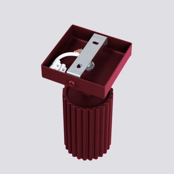 Brilagi - Faretto da parete CRESTO 1xGU10/10W/230V bordeaux