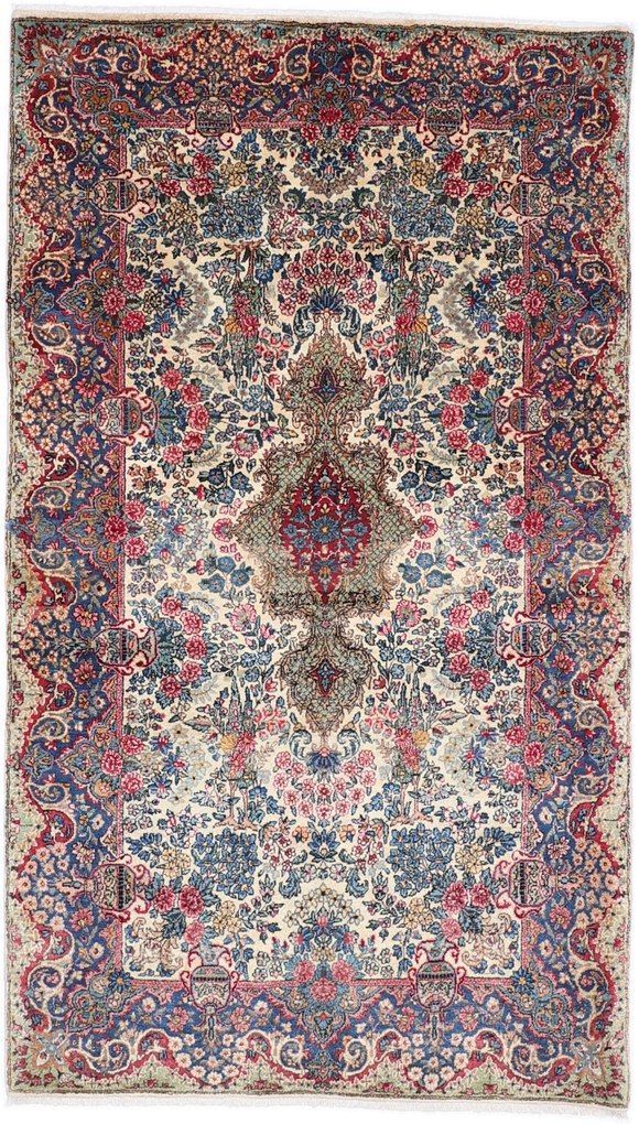 Kerman Tappeto persiano 210 x 130 (Iran) Annodato A Mano
