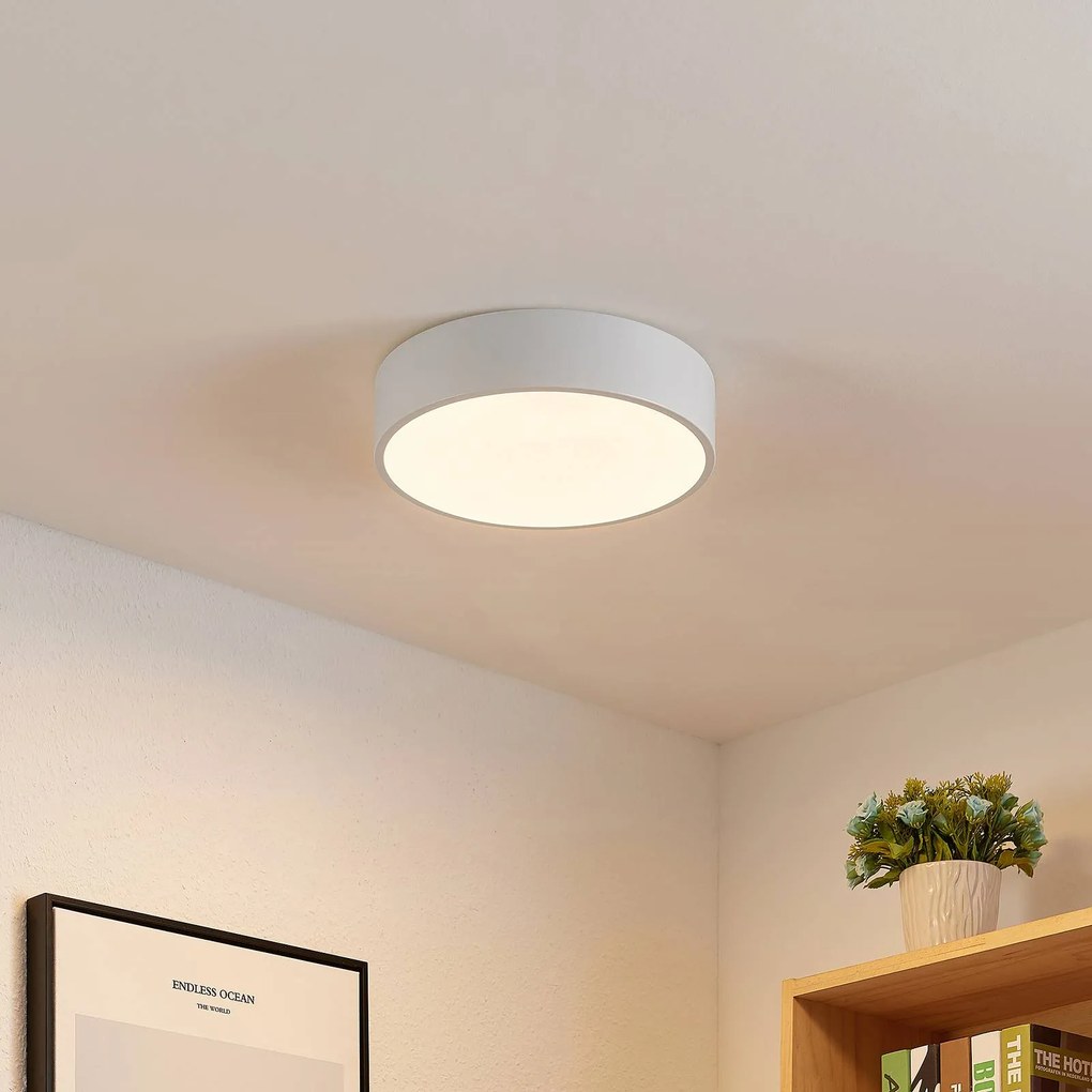 Lindby Simera plafoniera LED 30cm, bianco