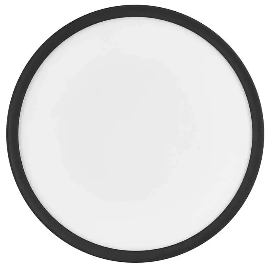 Plafoniera LED FLORI LED/18W/230V 4000K nero diametro 29 cm