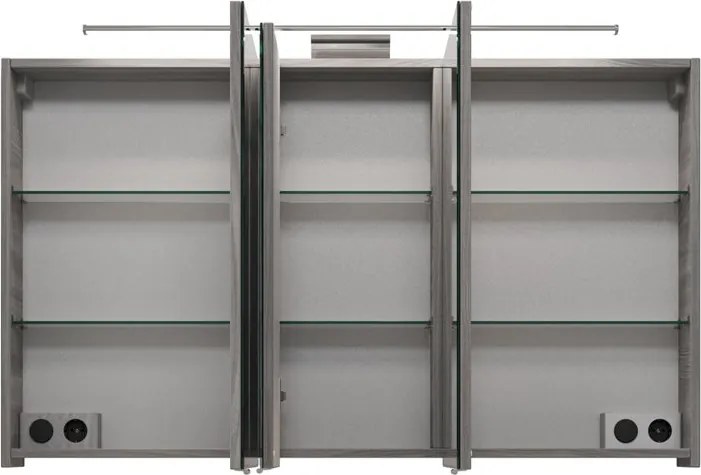 Specchio Contenitore Con Illuminazione PELIPAL grigio san gallo L 120 x H 70.3 x P 17 cm