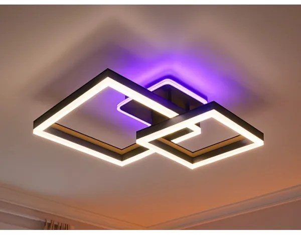 Plafoniera LED RGBW dimmerabile LED/75W/230V 3000-6500K + telecomando