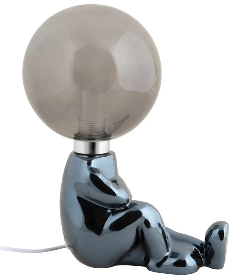 Lampada da tavolo per bambini grigia Joey – Leitmotiv