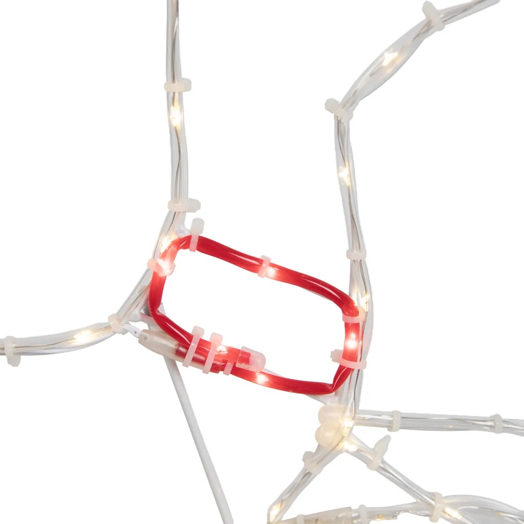 Lampada da terra natalizia Cervo 50cm Incl. LED con timer IP44 - Pax