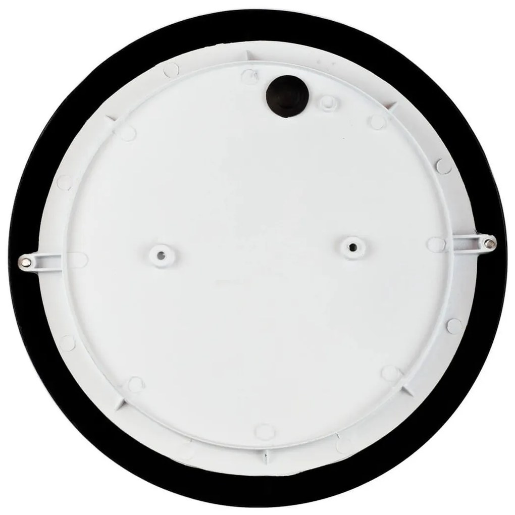 Plafoniera da Esterno E27 Nera IP54 Ø258mm mod. Palpebra Colore Nero