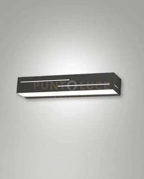Banny applique antracite a led 3000k - 18w - 1700 lm, 31cm ip20