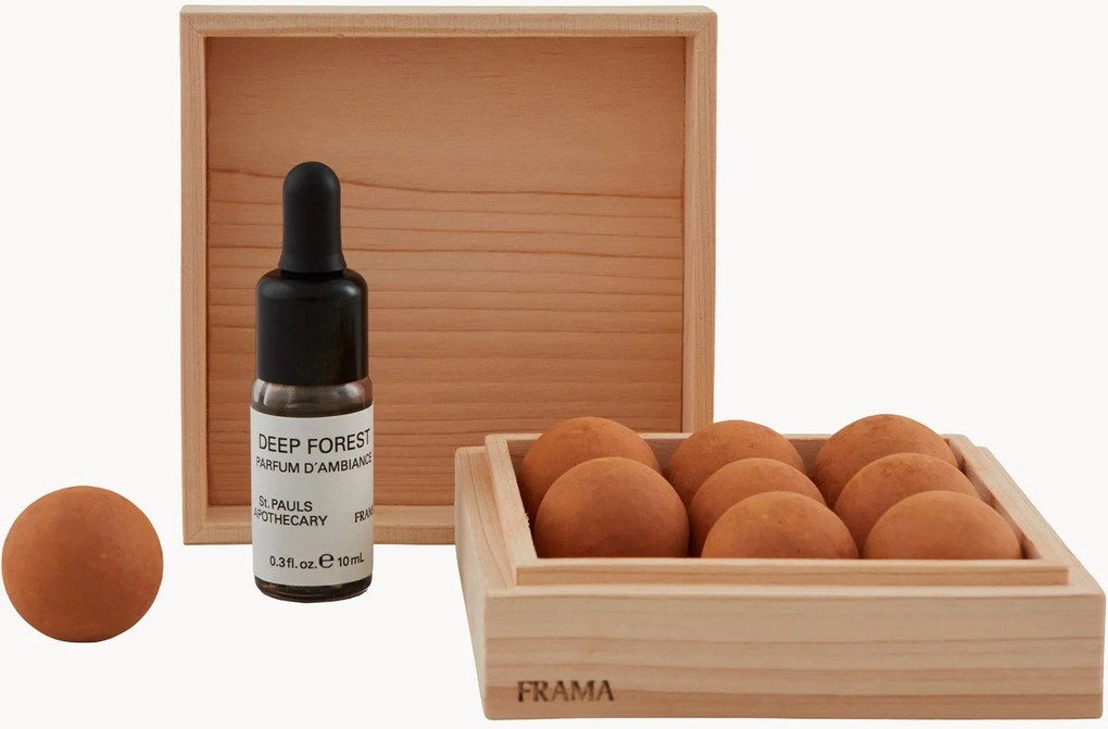 Diffusore per ambienti Deep Forest (rosa arancio, rosa bianca, legno di cedro e patchouli)