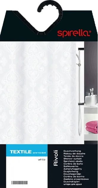 Tenda per doccia 180x200 cm Rivoli – Spirella