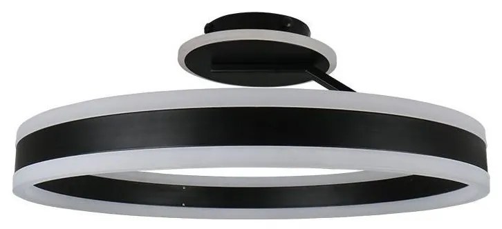 Lampadario a plafone LED dimmerabile LED/86W/230V 3000-6500K nero + telecomando