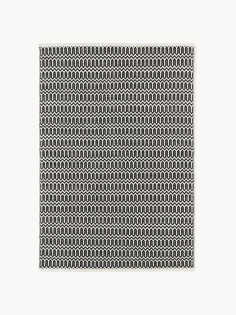 Tappeto da interno-esterno tessuto a mano con motivo geometrico Rune