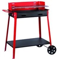 Barbecue con ruote cm. 60 x 40 x85 h -