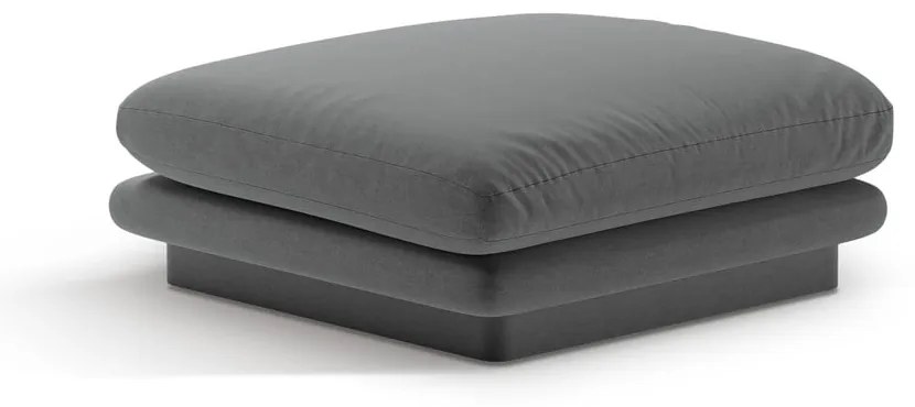 Pouf grigio scuro Torino - Micadoni Home