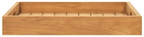 Vassoio da Portata 50x50 cm in Legno Massello di Teak