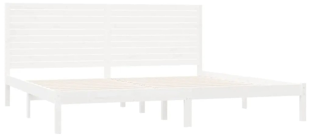 Giroletto bianco in legno massello 200x200 cm