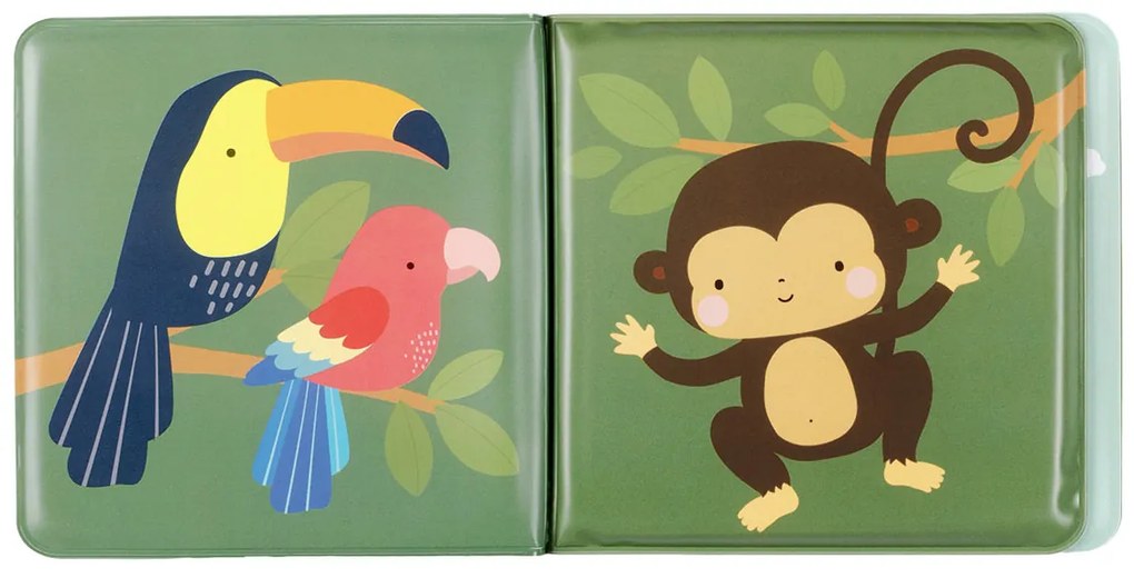 A Little Lovely Company - libro da bagno - amici della giungla