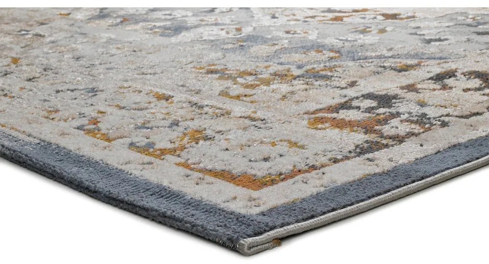 Tappeto in giallo ocra/grigio 115x170 cm Springs – Universal