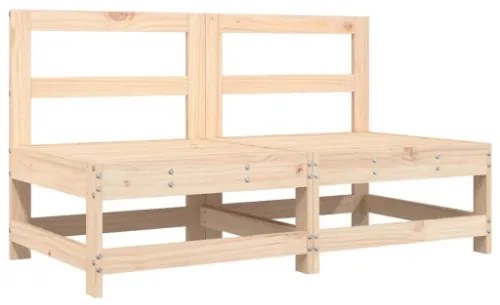 Set Salotto da Giardino 6 pz in Legno Massello di Pino