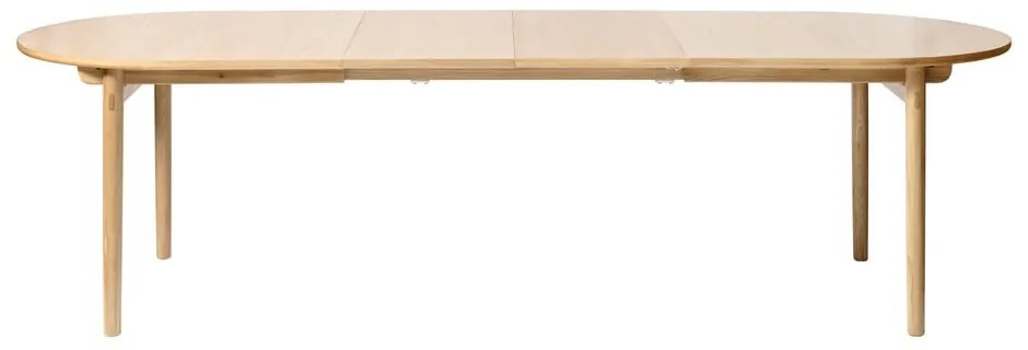 Tavolo da pranzo pieghevole in rovere decorato 100x190 cm Carno - Unique Furniture