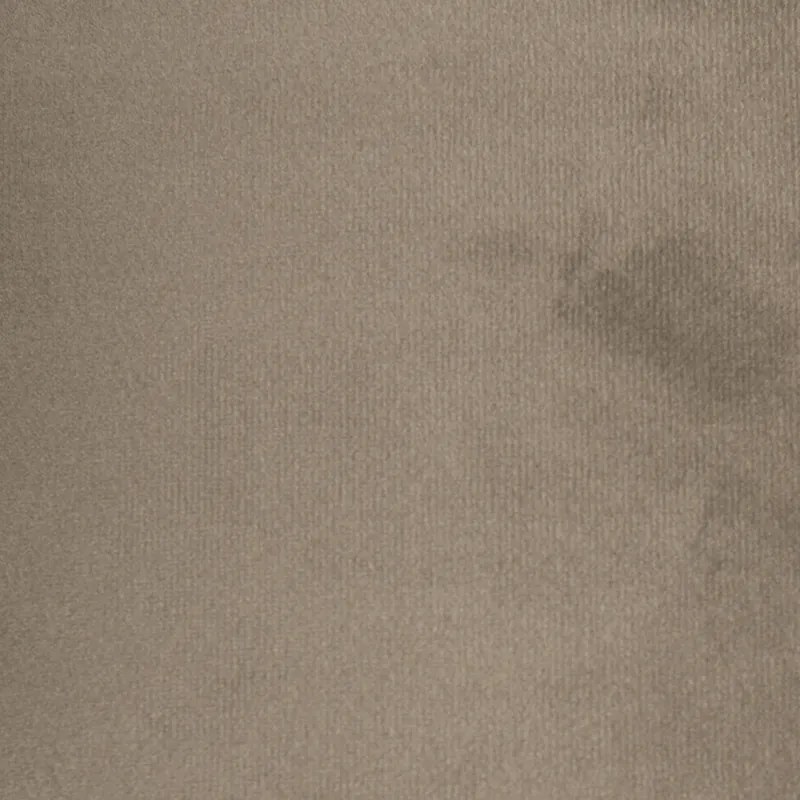 Paralume in velluto color talpa 50/50/25 con interno dorato