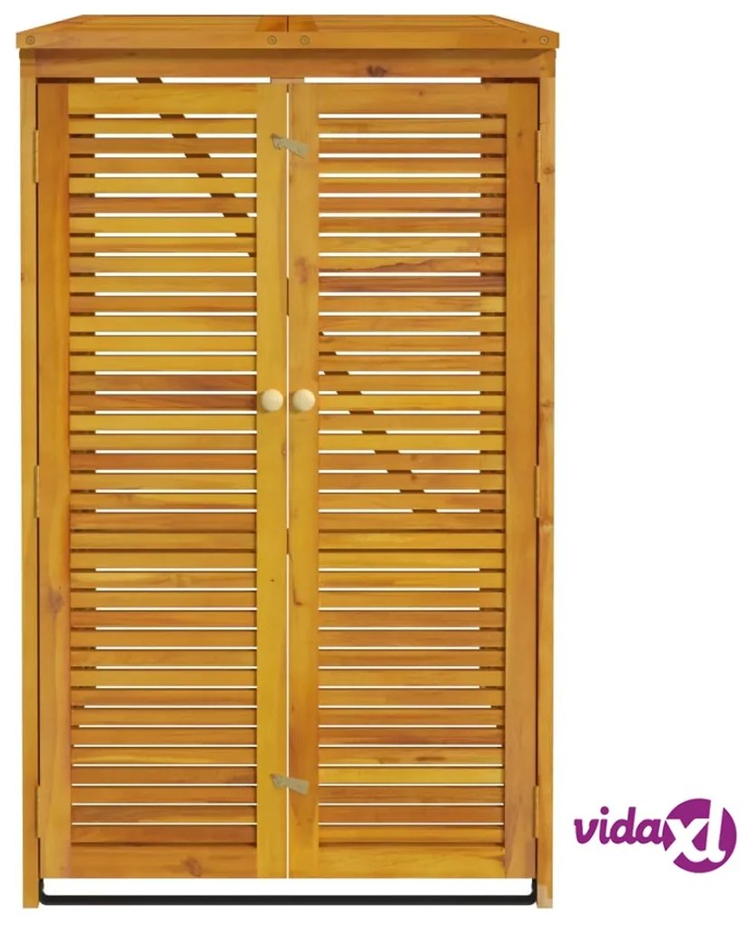 vidaXL Copribidone Singolo 70x89x117 cm in Legno Massello di Acacia