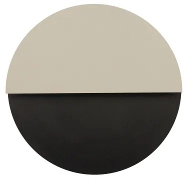 Applique a LED LUNA LED/7W/230V diametro 36 cm nero/beige
