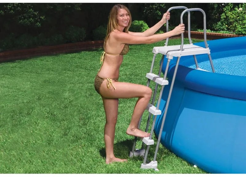 1PZ SCALETTA PER PISCINA SAFETY GRADINI STACCABILI h. max cm. 122