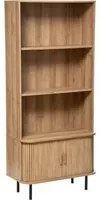 Libreria Colva 3 ripiani 80x179,6x40 cm beige