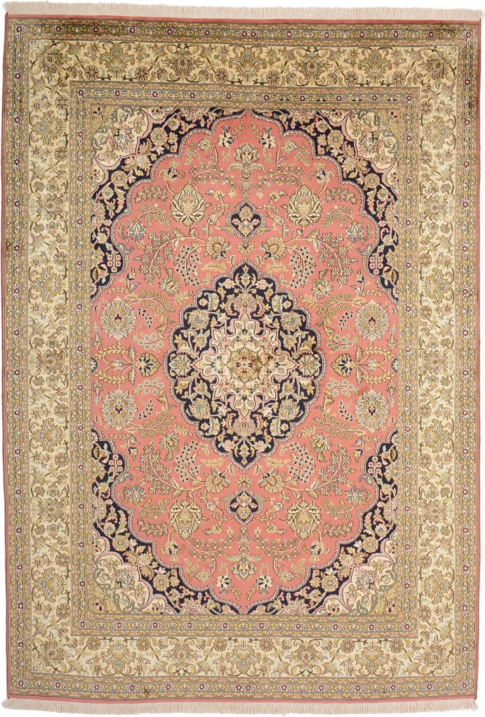 Cashmere Silk Tappeto orientale 150x220 (Indian) Annodato A Mano