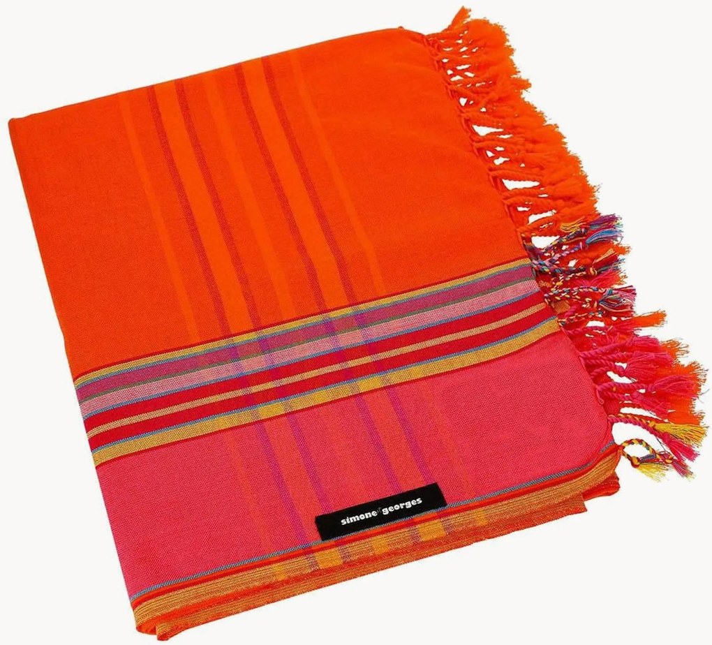 Coperta da picnic in cotone fatta a mano Macouba