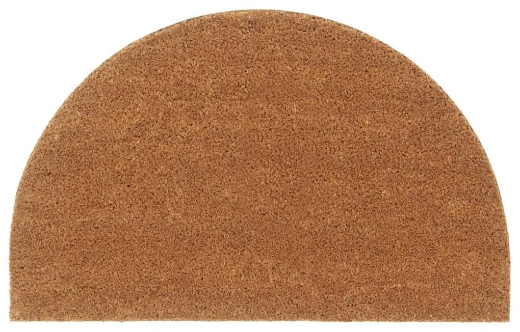 Zerbino Naturale Mezzo Rotondo 50x80 Cm Fibra Di Cocco /