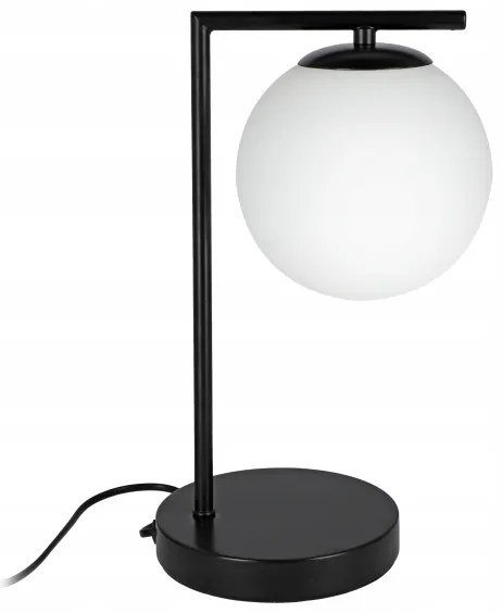 Lampada da tavolo 1xE27/40W/230V nero/bianco