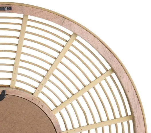Eglo 425029 - Specchio da parete MITSUKE Ø 55 cm in bambù
