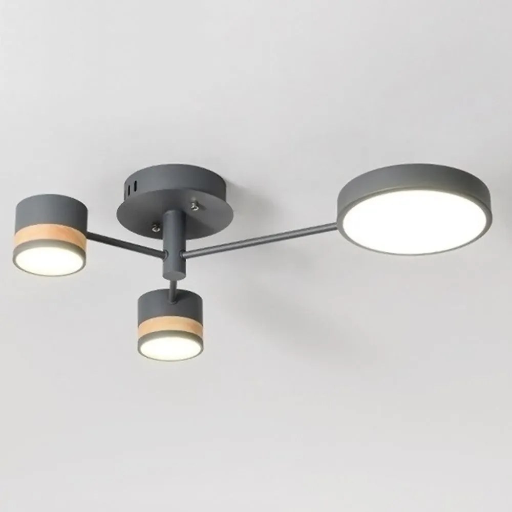 LAMPADA DA SOFFITTO GREY GRIGIA APP530-3C