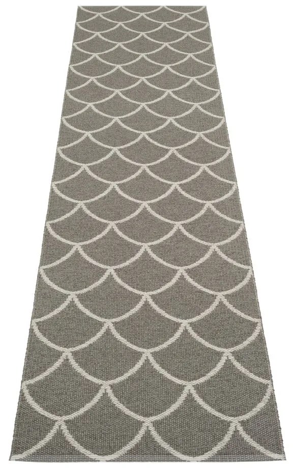 Passatoia da interno/esterno grigia 70x300 cm Kotte Charcoal – Pappelina