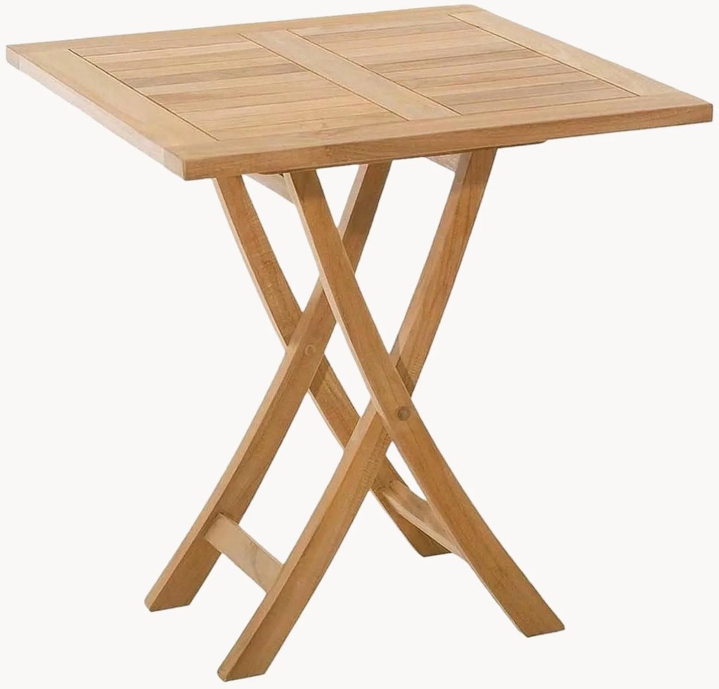 Tavolino pieghevole da giardino in legno di teak Fun