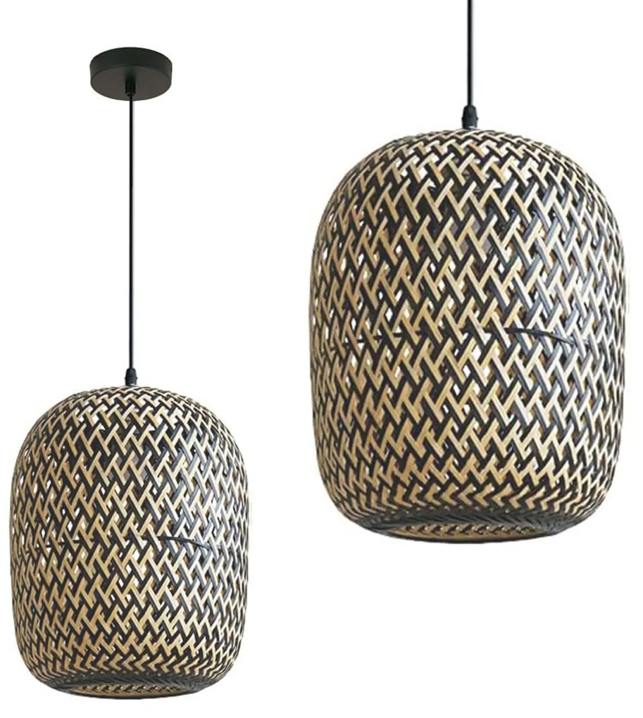 LAMPA SUFITOWA WISZĄCA BOHO BAMBOO APP1542-1CP