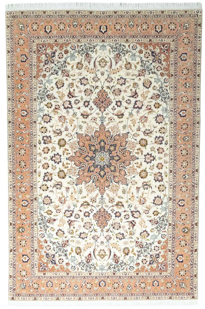 Tabriz Tappeto persiano 310x210 Beige (Iran) Annodato A Mano