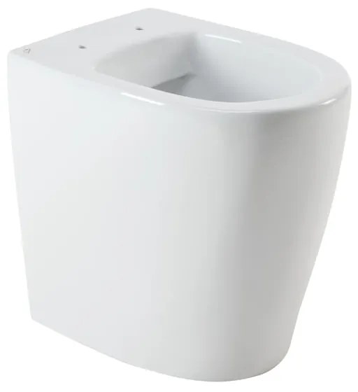 Vaso WC filomuro PONTE GIULIO casual t design, sedile escluso P 54 x L 37.5 x H 51 cm bianco lucido