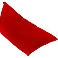 Poltrona a Sacco Pouf Sdraio in Acrilico Pomodone Milk Rosso