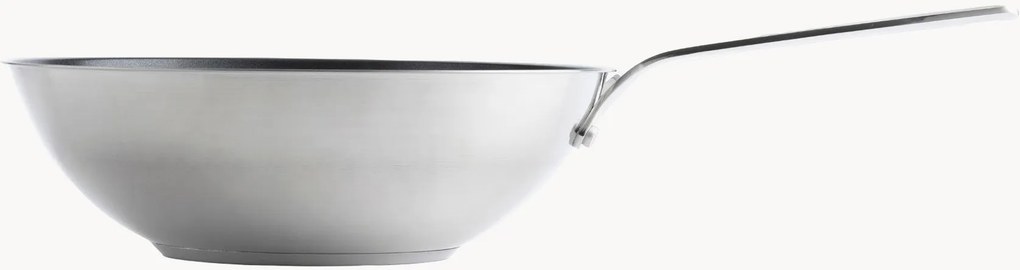 Wok in acciaio inossidabile con coperchio in vetro Kitchenaid