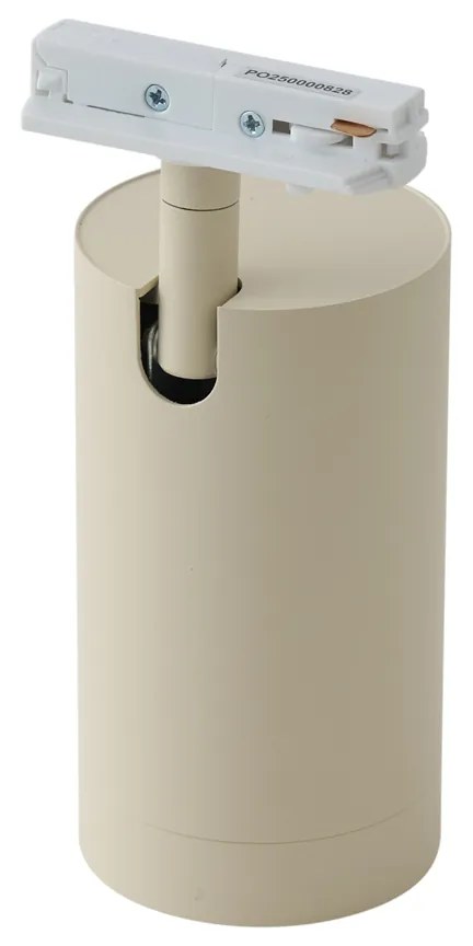Faretto moderno beige per sistema a binario monofase GU10 70mm - Iconic Jeana Luxe